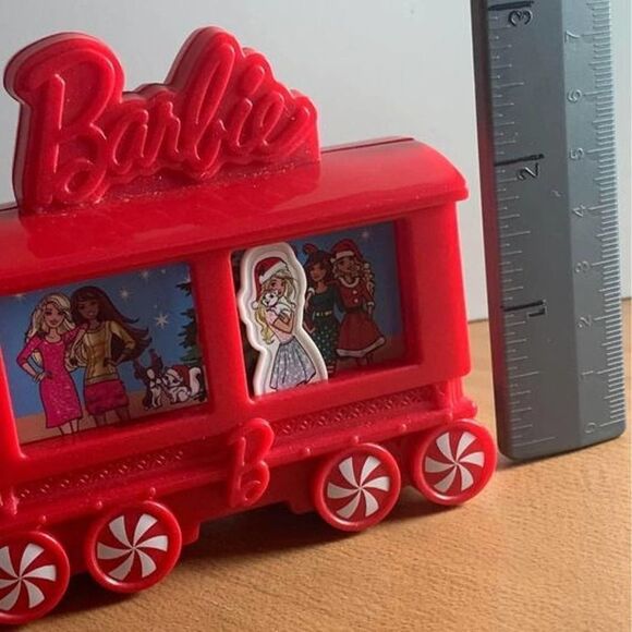 2017 McDonalds Happy Meal Holiday Express #10 Barbie Train Car - Picture 4 of 5
